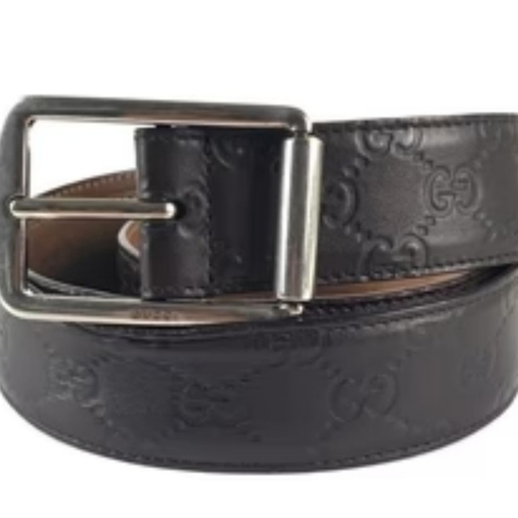Gucci Mens Signature Leather Belt. Size 38 - Picture 1 of 15